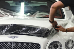 paint protection service with film