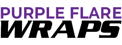 Purple Flare Wraps Logo