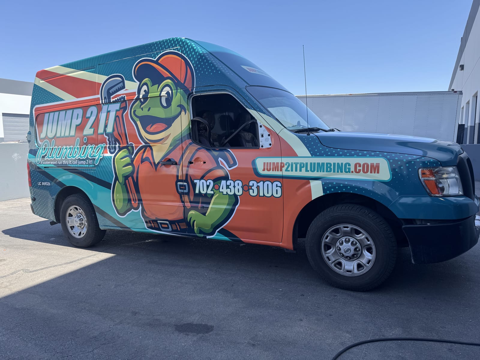 commercial fleet vehicle wraps las vegas Purple Flare Wraps