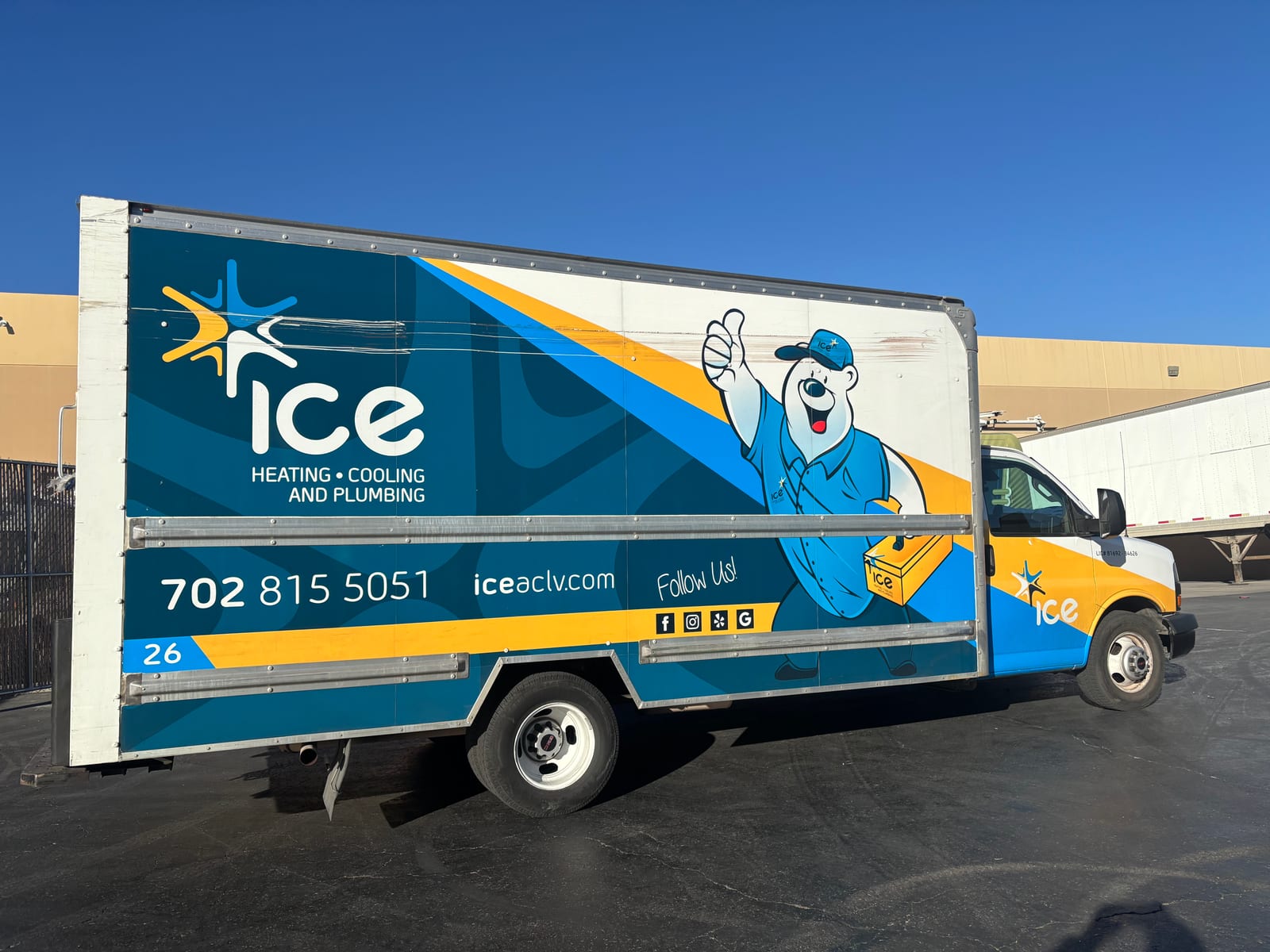 commercial fleet vehicle wraps las vegas Purple Flare Wraps