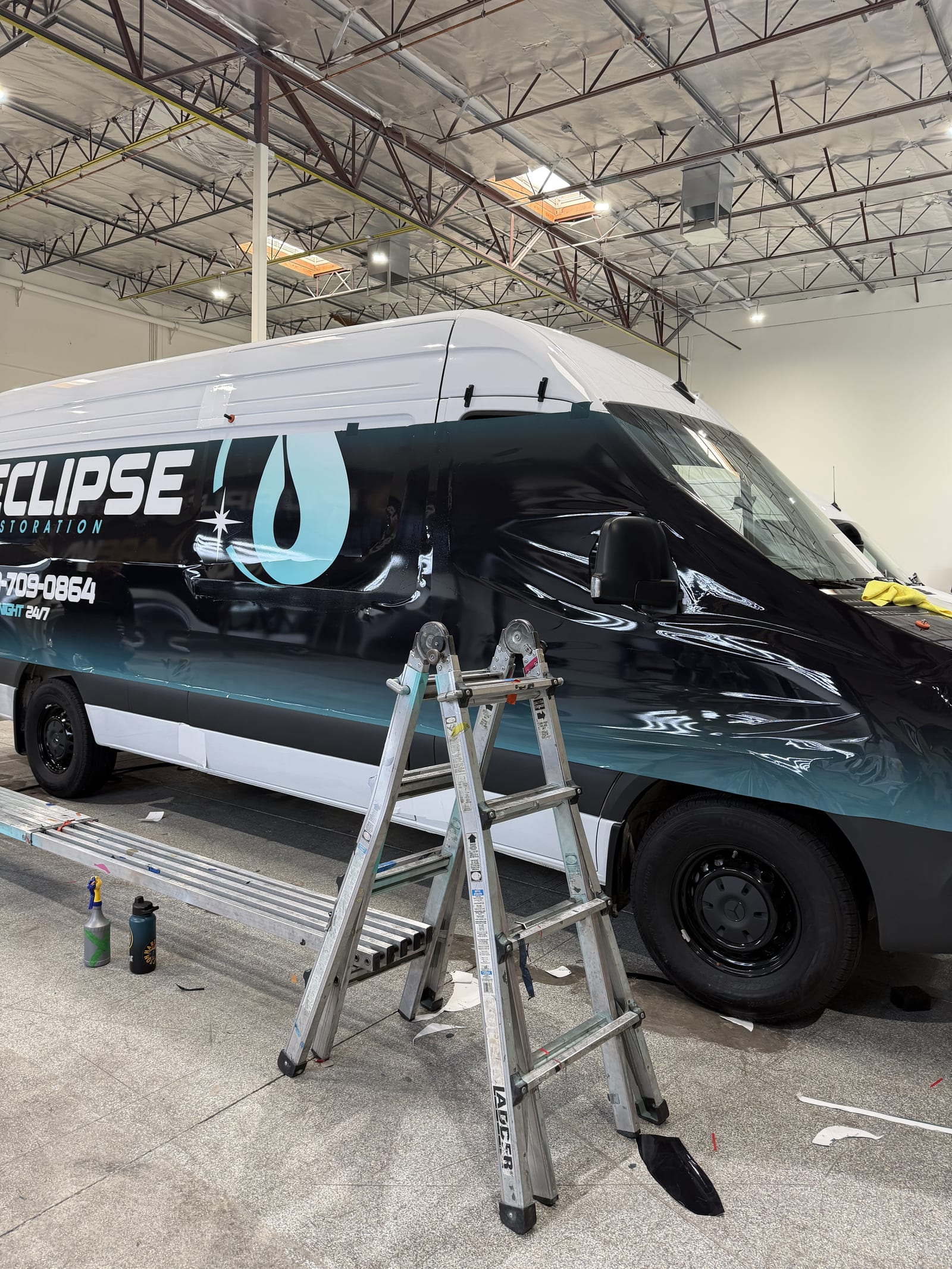 commercial fleet vehicle wraps las vegas Purple Flare Wraps