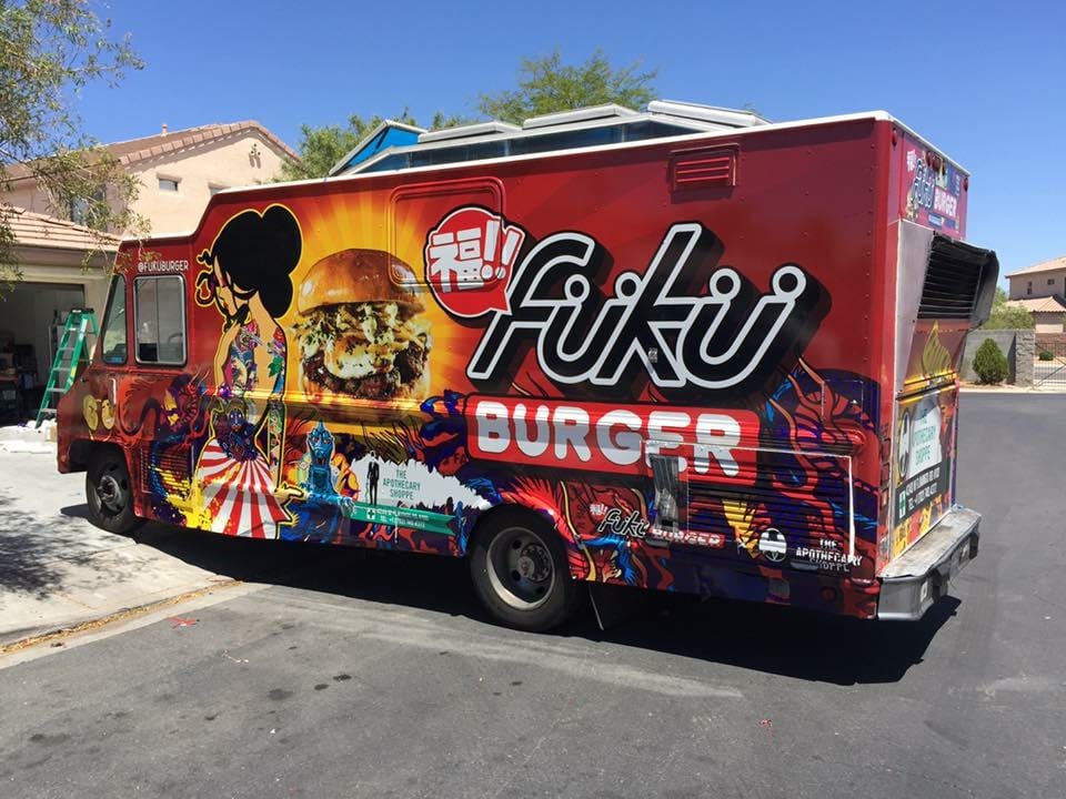 food truck wraps las vegas Purple Flare Wraps