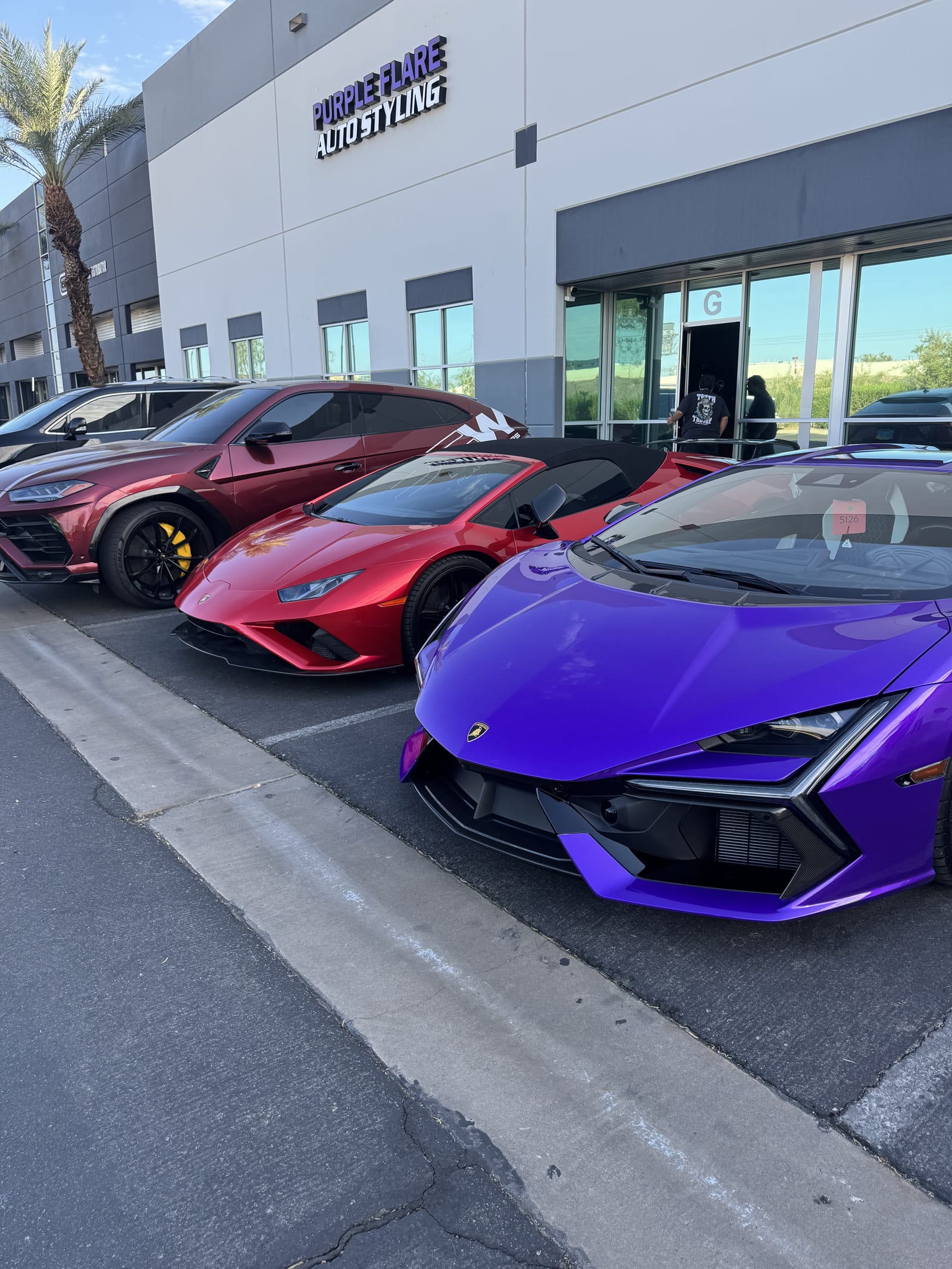 lamborghini paint protection film at Purple Flare Wraps Henderson