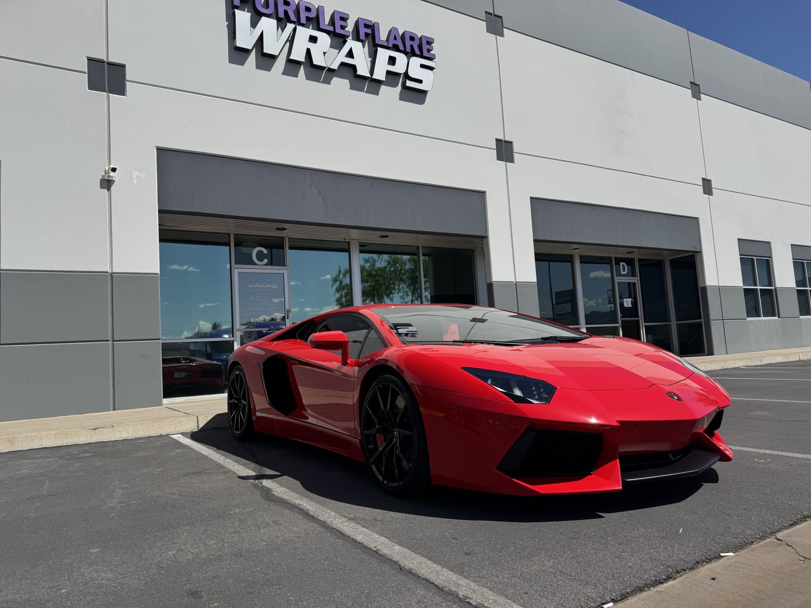 lamborghini paint protection film at Purple Flare Wraps Henderson
