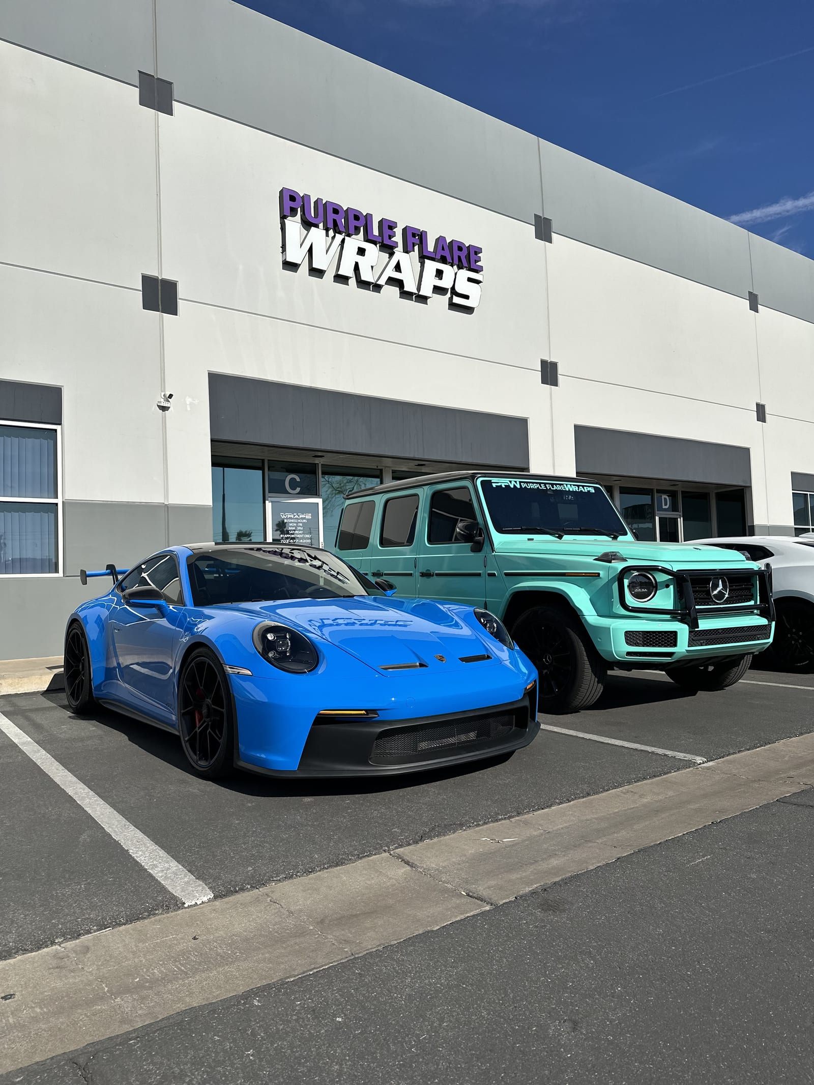 porsche paint protection film at Purple Flare Wraps Henderson