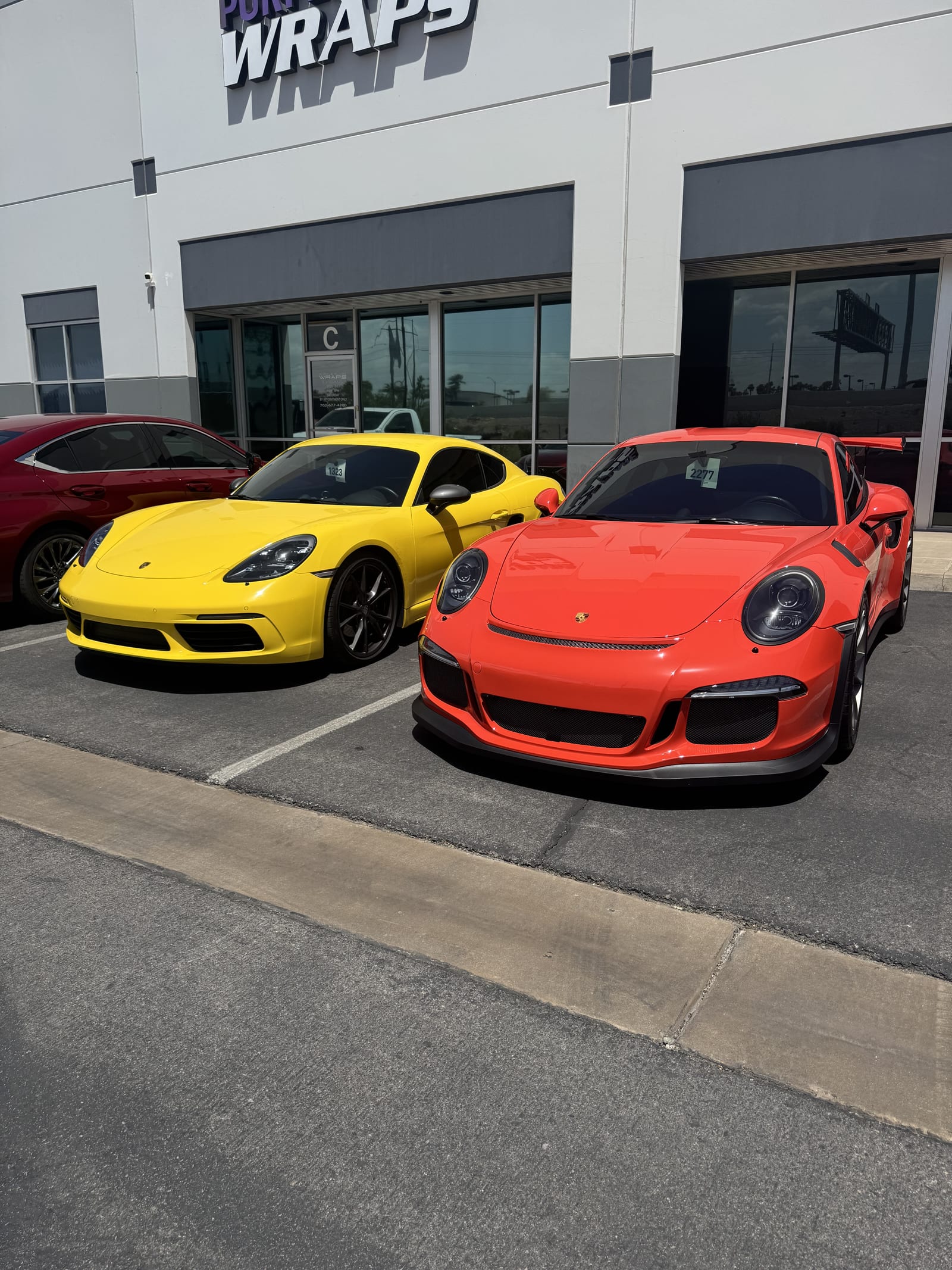 porsche paint protection film at Purple Flare Wraps Henderson