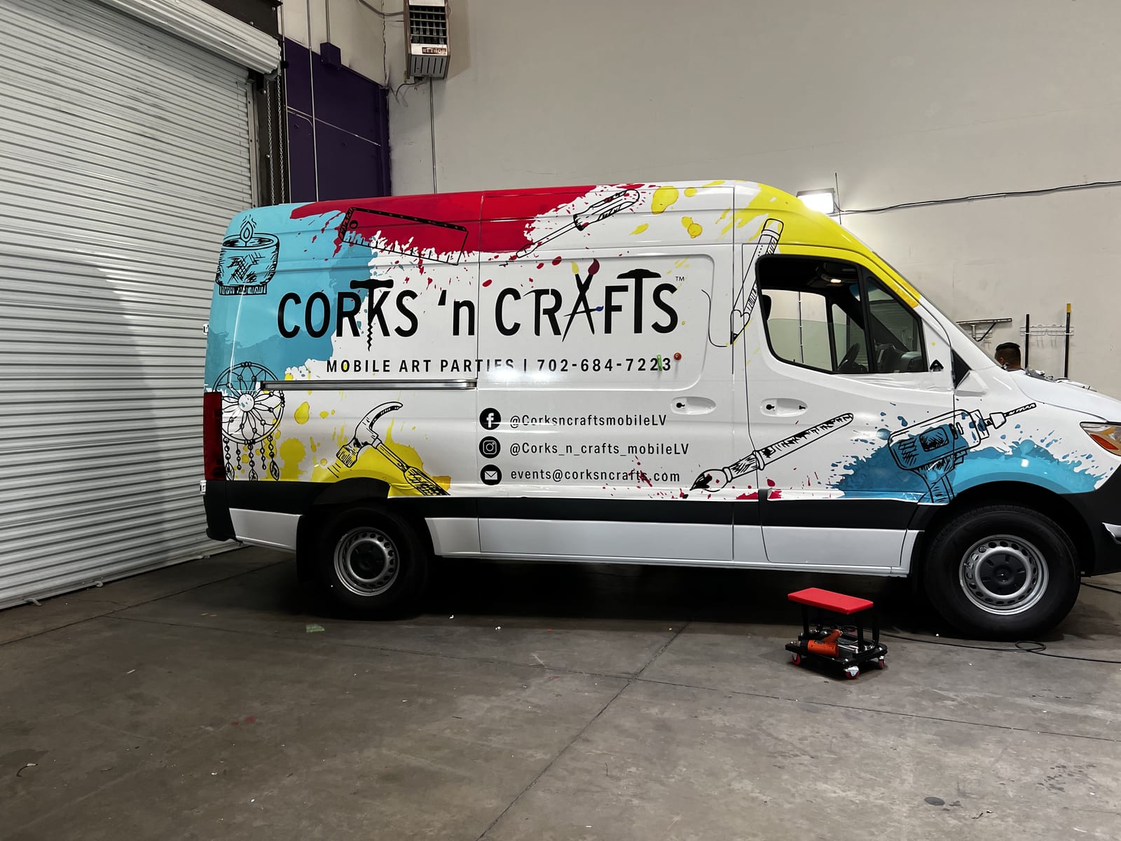 van wraps las vegas Purple Flare Wraps