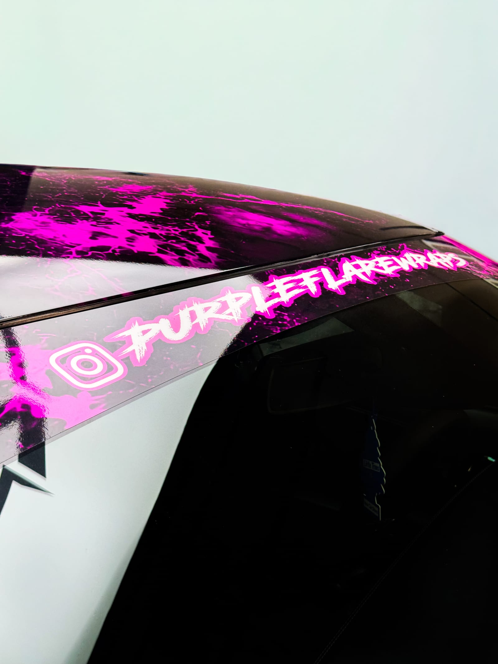 Dodge Charger SRT custom printed wrap installed at Purple Flare Wraps in Henderson