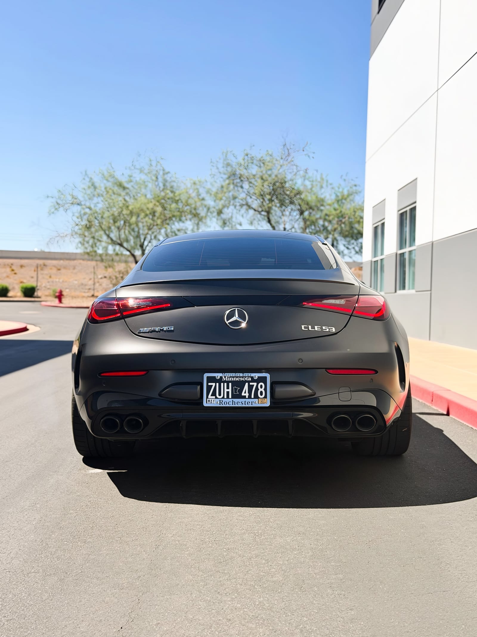Mercedes-AMG CLE 53 4MATIC+ cle 53 ppf satin black install at Purple Flare Wraps Henderson
