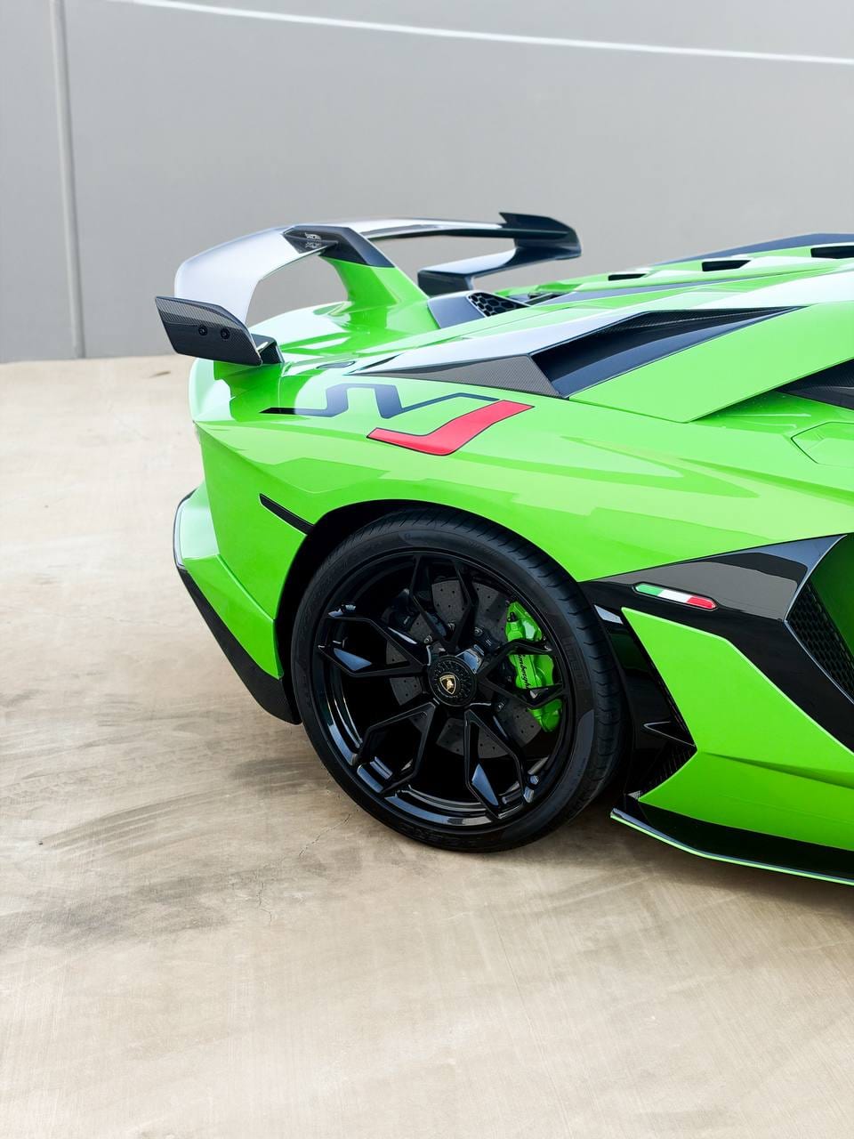 Lamborghini SVJ with lamborghini paint protection film installed at Purple Flare Wraps in Henderson, NV