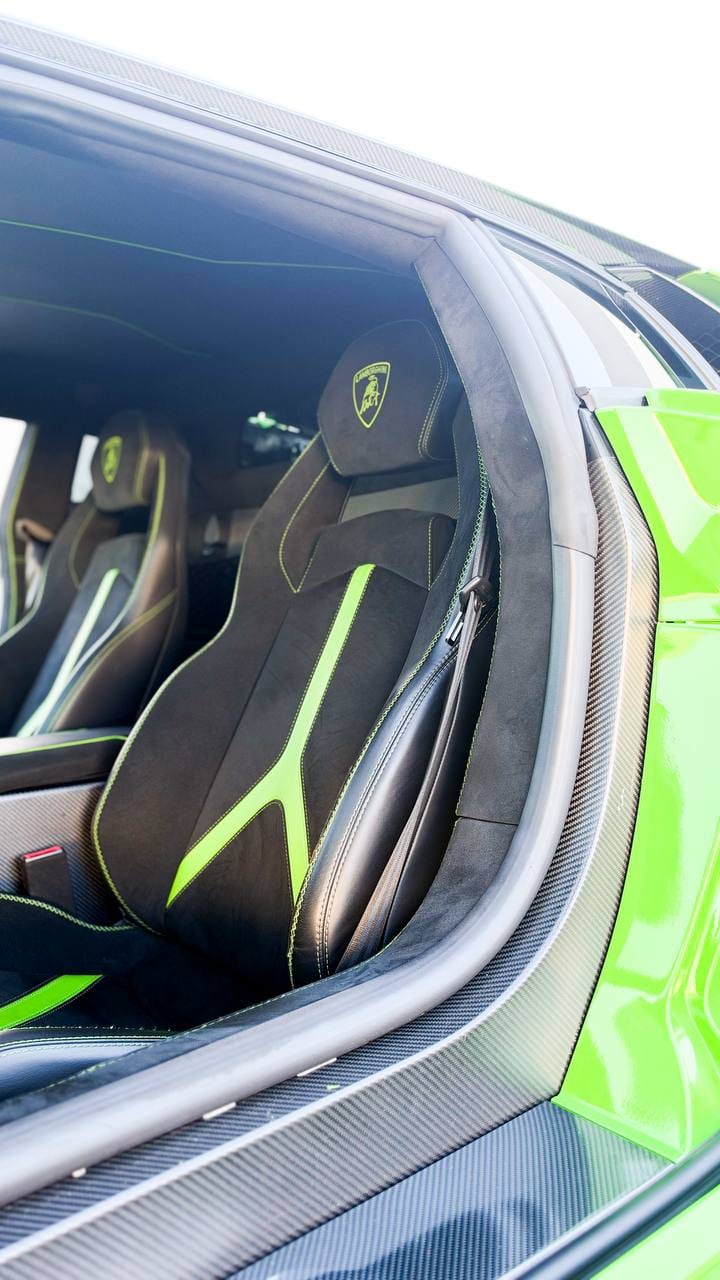 Lamborghini SVJ with lamborghini paint protection film installed at Purple Flare Wraps in Henderson, NV