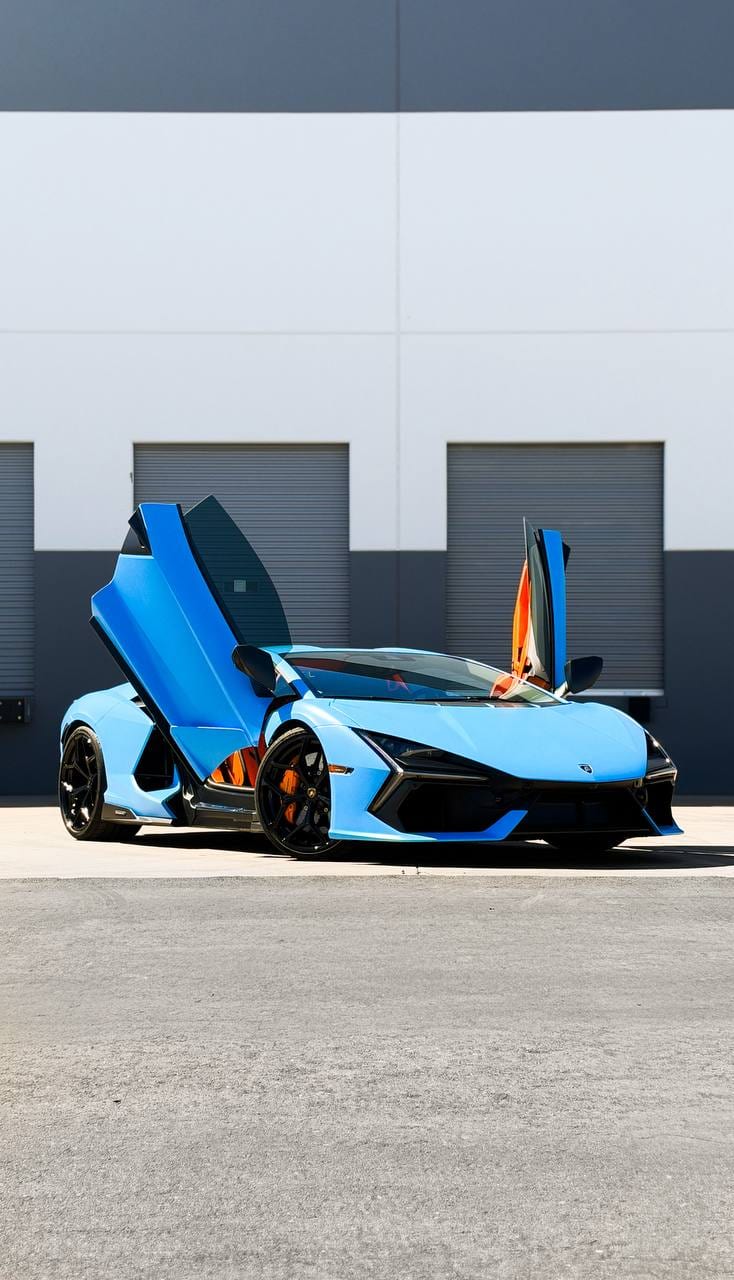 2027 Lamborghini Revuelto paint protection film install at Purple Flare Wraps Henderson - lamborghini revuelto ppf on matte paint and carbon fiber