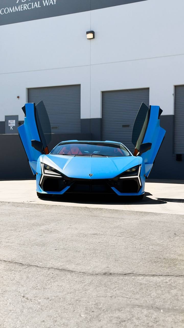 2027 Lamborghini Revuelto paint protection film install at Purple Flare Wraps Henderson - lamborghini revuelto ppf on matte paint and carbon fiber