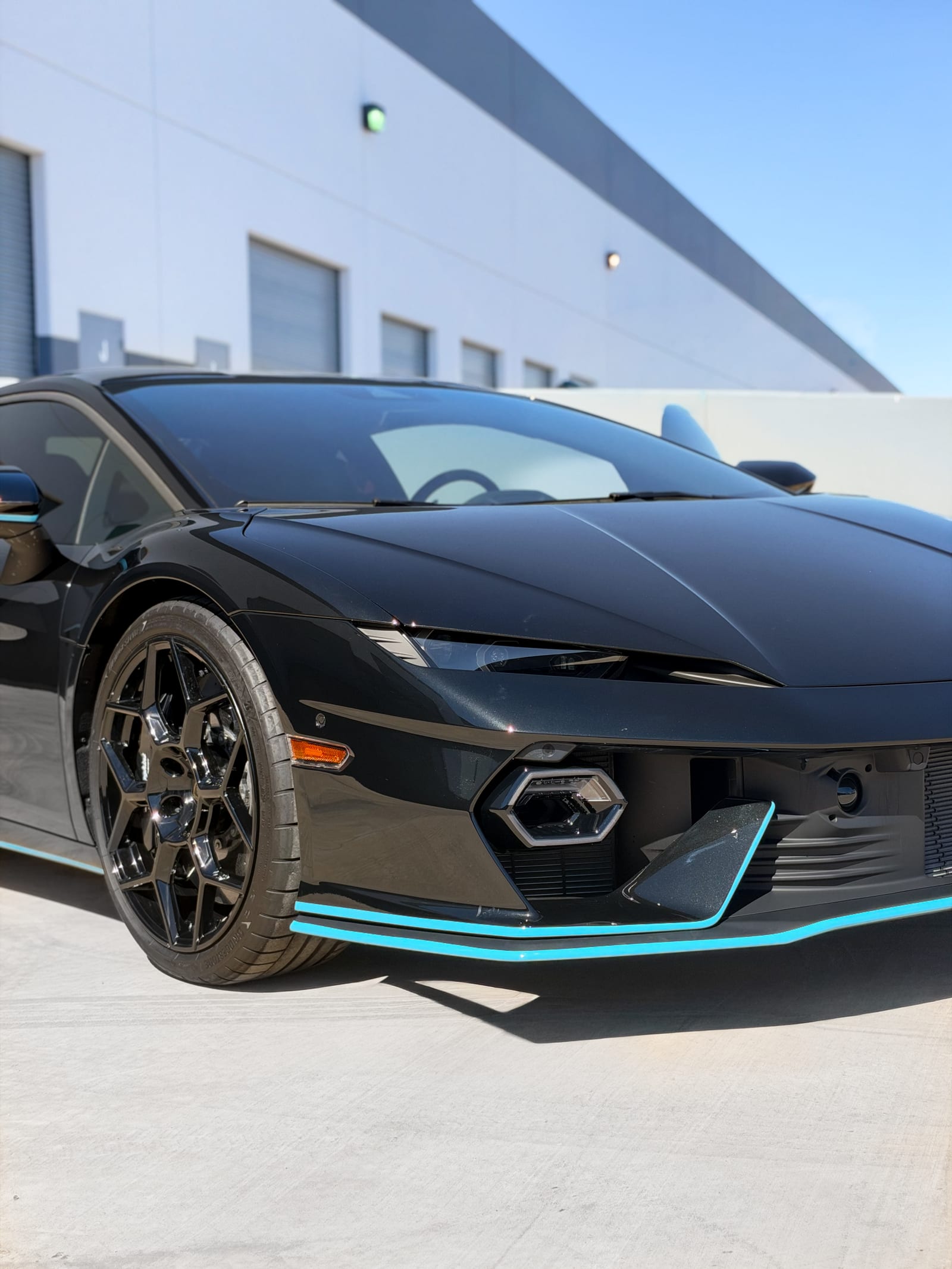 2027 Lamborghini Temerario PPF install at Purple Flare Wraps in Henderson