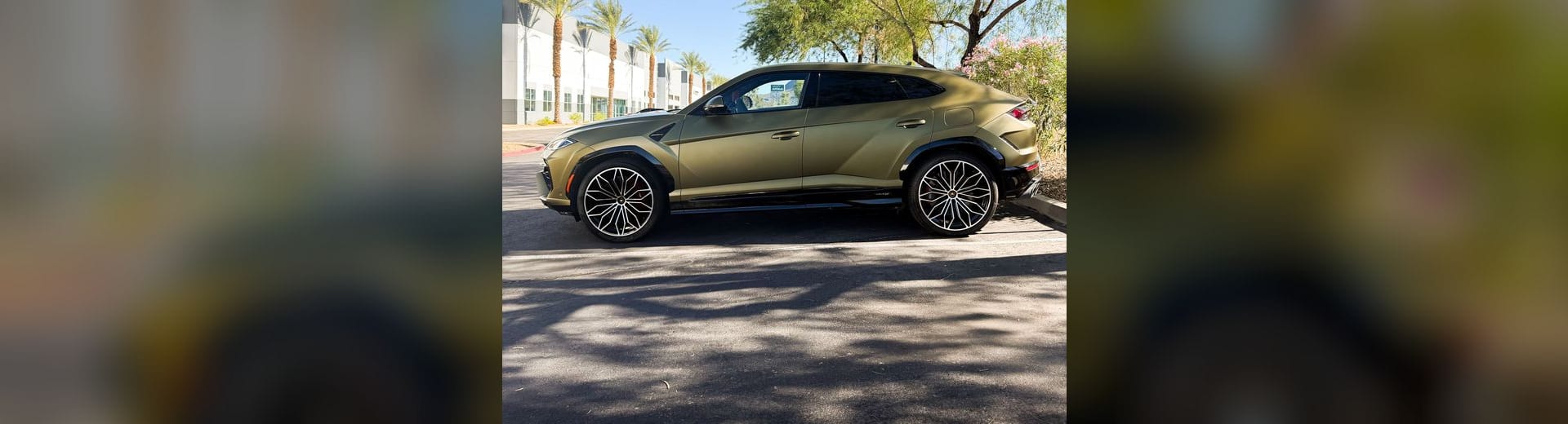 2026 Lamborghini Urus S matte Verde Geo Lucido lamborghini urus ppf install at Purple Flare Wraps Henderson