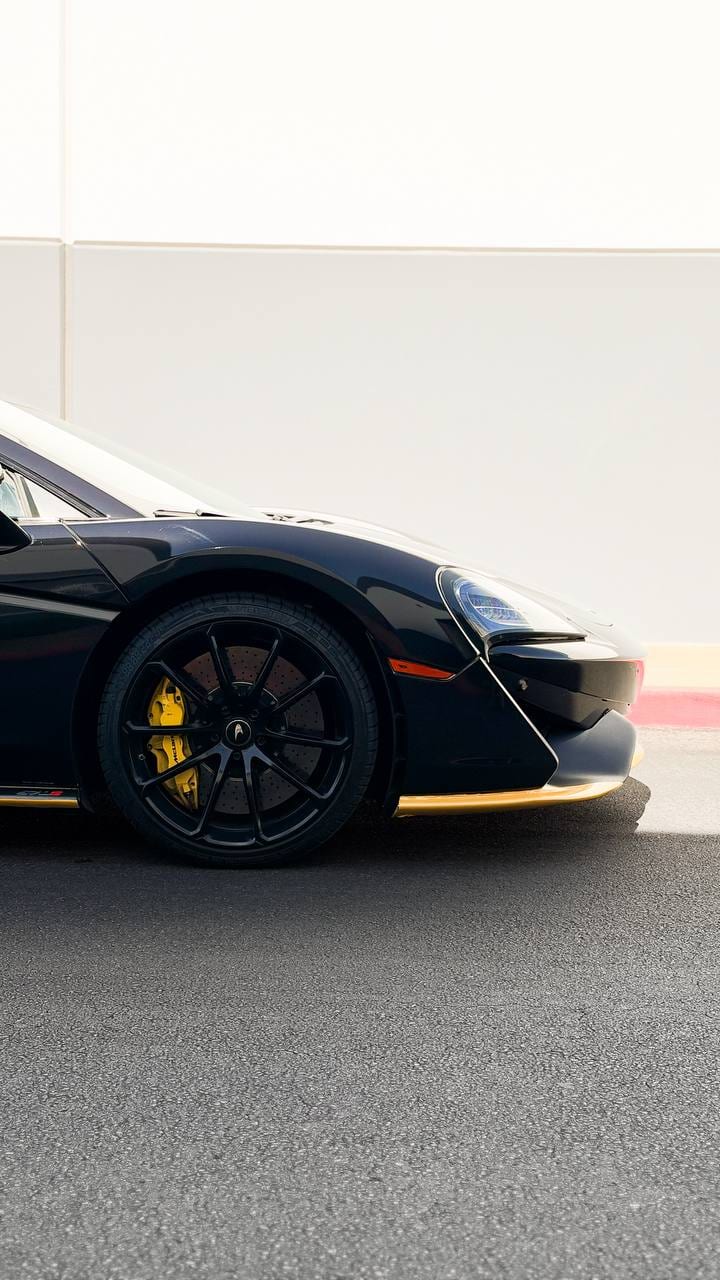McLaren 570S mclaren custom printed wrap with white-to-black gradient at Purple Flare Wraps Henderson